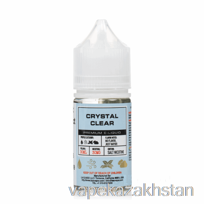 Vape Disposable Crystal Clear - BSX Salts Series - 30mL 30mg